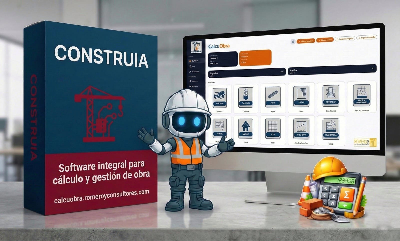 CalcuObra, cálculo de materiales
