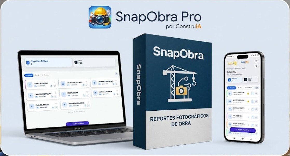 SnapObra Pro, bitácoras y reportes